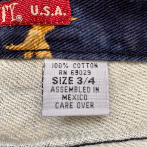 Vintage Not Guilty Jeans shorts - Gold Angels 90's - Picture 7 of 8